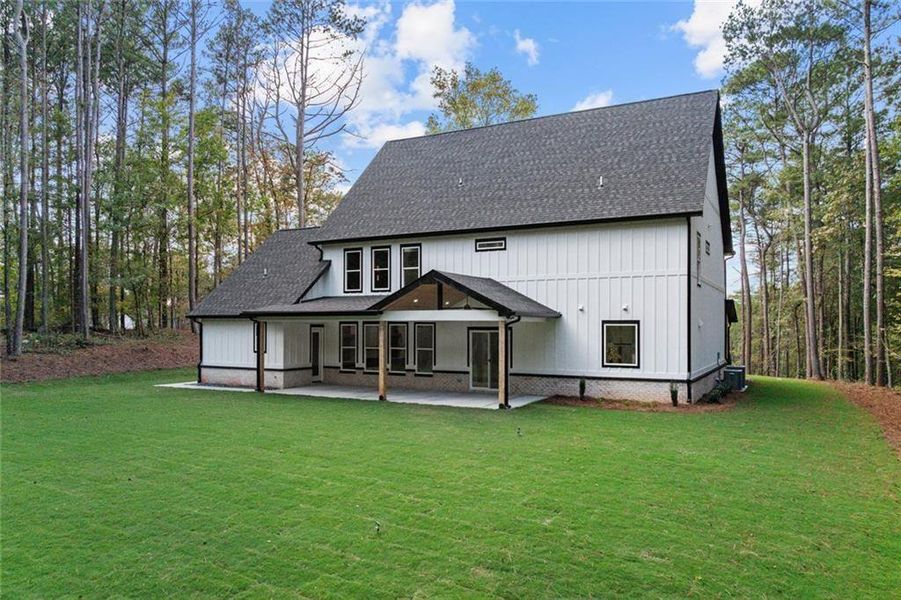 Exterior details and patio area of a home in , Winder (Image 37).