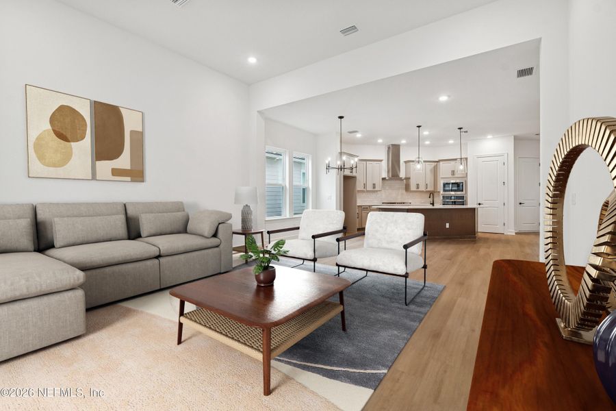 Furnished interior view inside a new home in Seabrook Village 40' Front Entry, Ponte Vedra (Image 4).