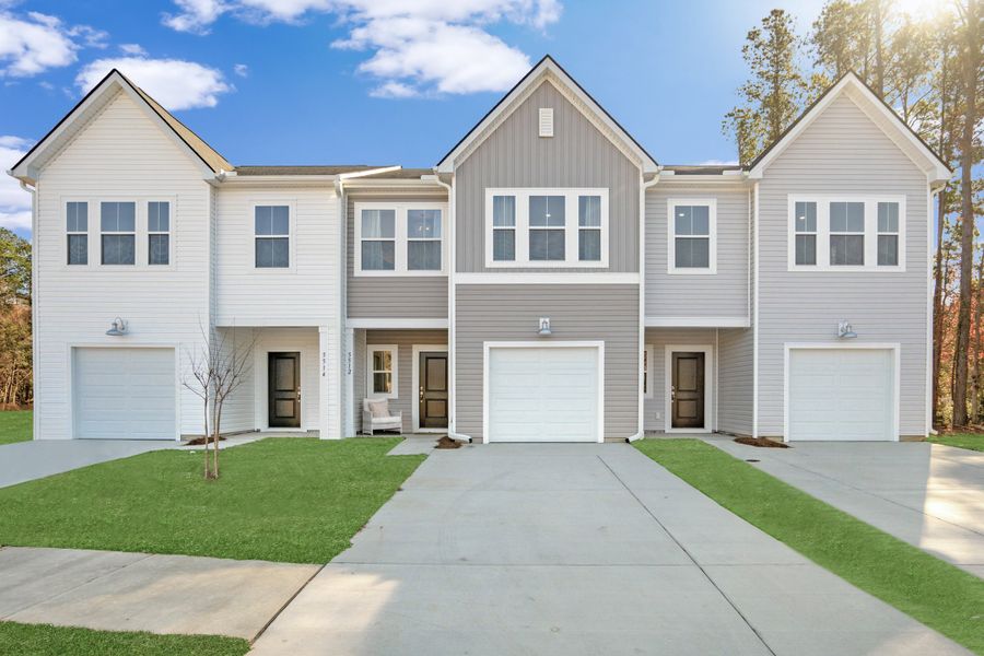 Front exterior of a home in the Patriot Park Townhomes community, located in North Charleston, SC (Image 11).