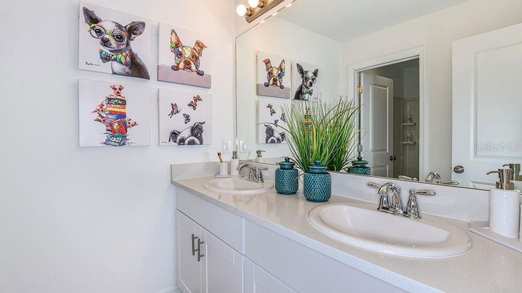 Furnished interior view inside a new home in Cove at Coasterra, Palmetto (Image 12).