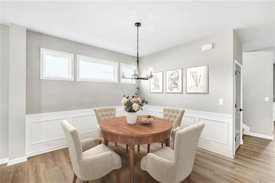 Furnished interior view inside a new home in Laurel Farms, Dallas (Image 9). Furnished interior view inside a new home in Laurel Farms, Dallas (Image 9).