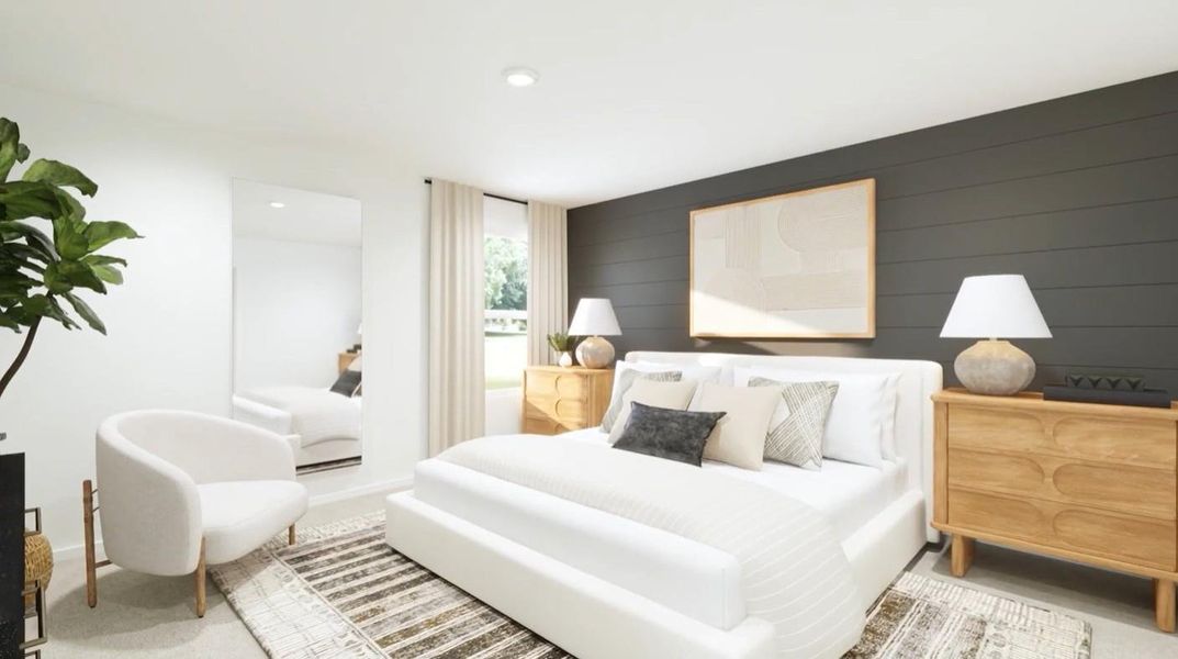Furnished interior view inside a new home in Magnolia Forest, Montgomery (Image 4).