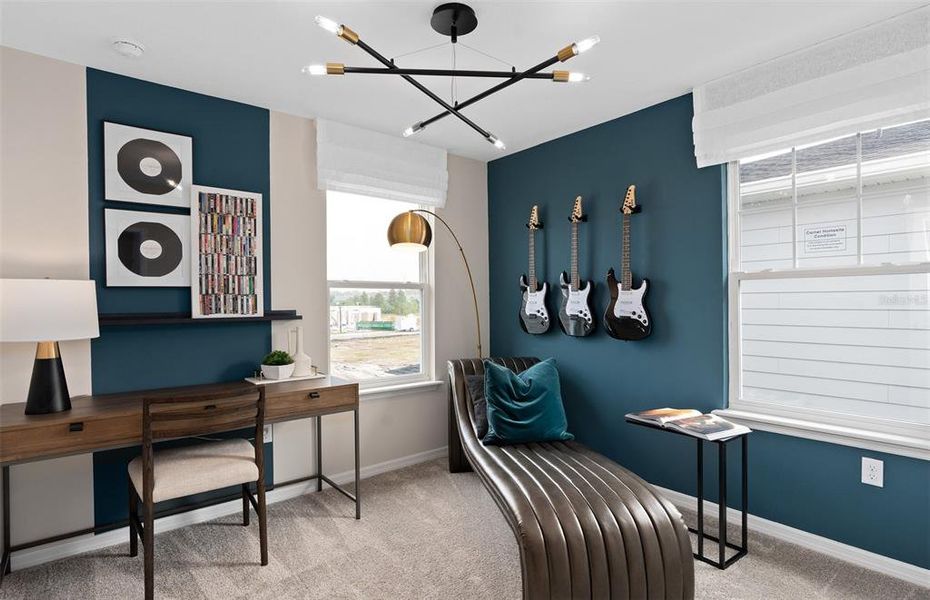 Furnished interior view inside a new home in Silverleaf Oaks, Winter Garden (Image 14).