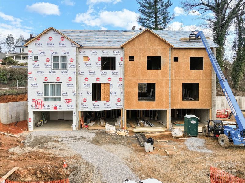 In-progress construction of a new home in , Waynesville, NC (Image 27).