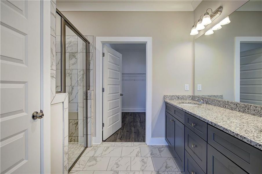 Furnished interior view inside a new home in , Cartersville (Image 9).