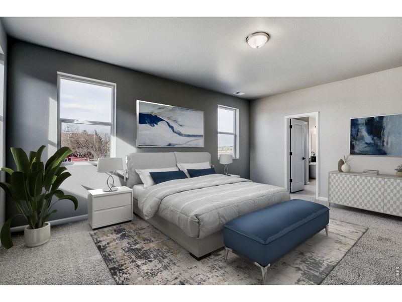 Furnished interior view inside a new home in Trevenna, Windsor (Image 21).