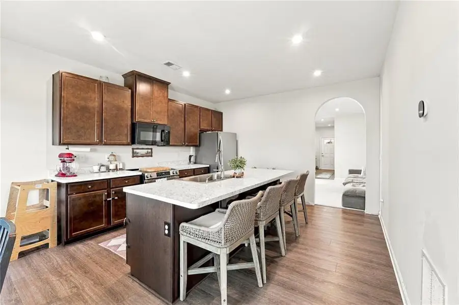 Furnished interior view inside a new home in , Hoschton (Image 4).