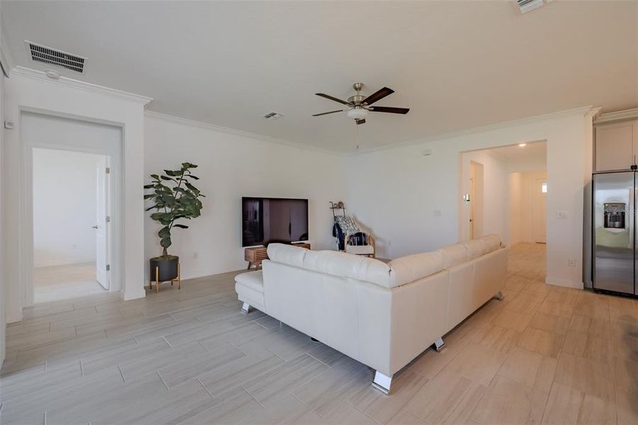 Furnished interior view inside a new home in Prosperity Lakes, Parrish (Image 19).