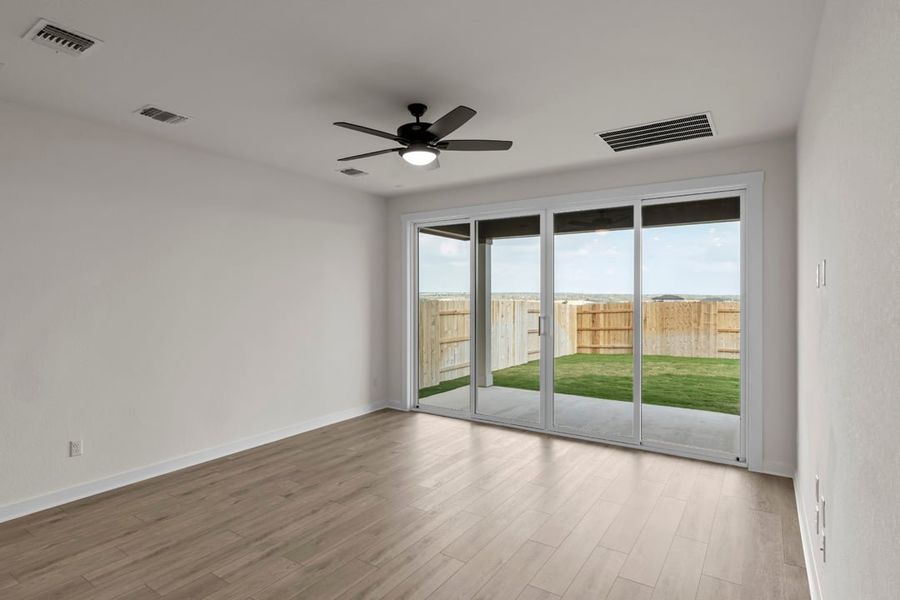 Spacious, unfurnished interior of a new home in Terrace Collection at Lariat, Liberty Hill (Image 25).