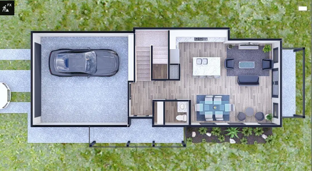 2D floor plan layout of this home in , Houston, TX (Image 4).