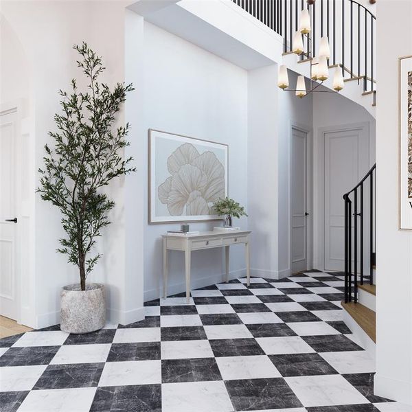 Furnished interior view inside a new home in , Dallas (Image 3). Furnished interior view inside a new home in , Dallas (Image 3).