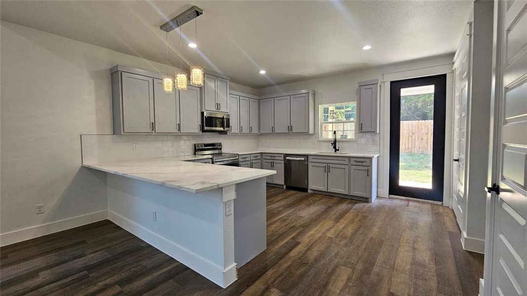 Furnished interior view inside a new home in , Dallas (Image 8). Furnished interior view inside a new home in , Dallas (Image 8).