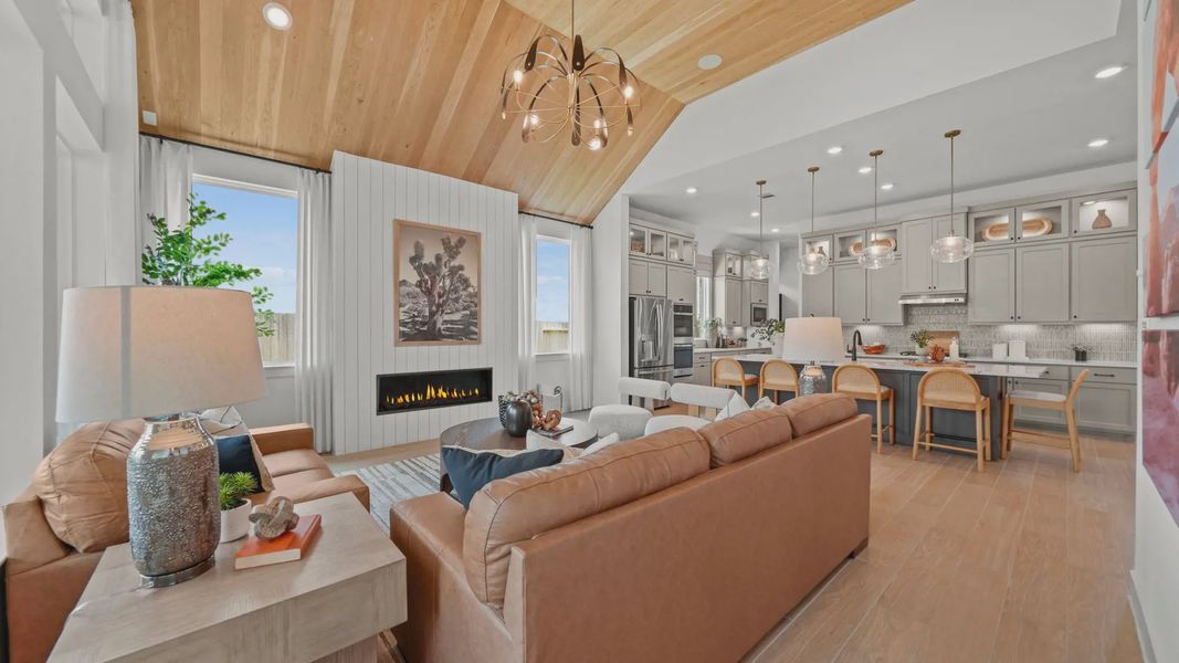Furnished interior view inside a new home in Grange, Katy (Image 19).