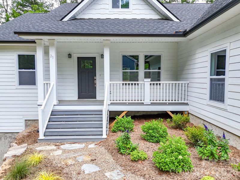Exterior details and patio area of a home in , Black Mountain (Image 26). Exterior details and patio area of a home in , Black Mountain (Image 26).