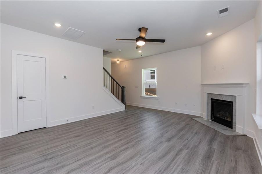 Spacious, unfurnished interior of a new home in Thunder Ridge, Dawsonville (Image 12).