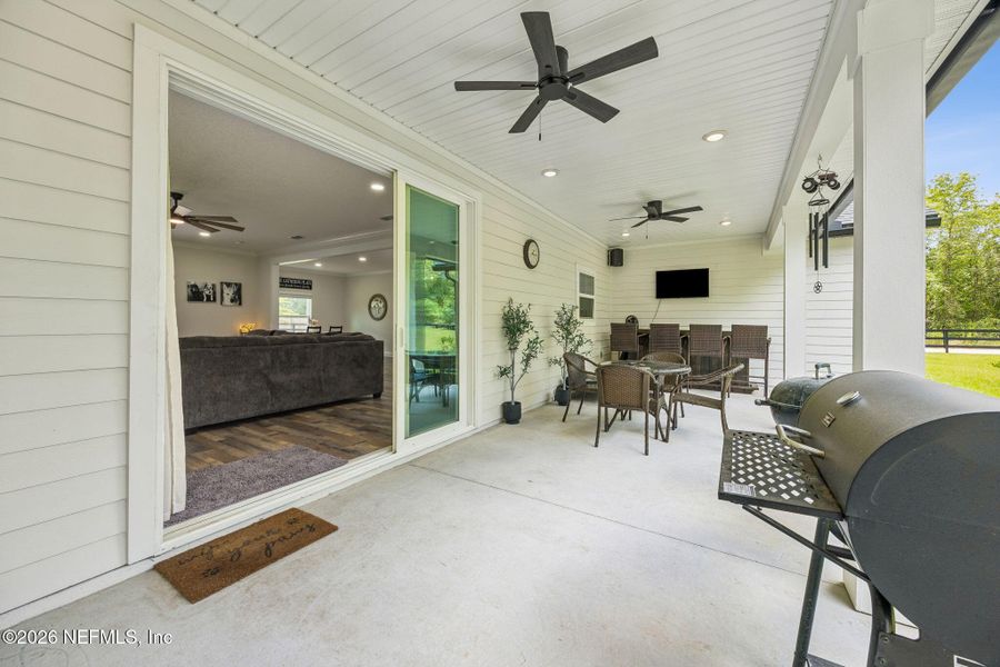 Exterior details and patio area of a home in , Macclenny (Image 32). Exterior details and patio area of a home in , Macclenny (Image 32).
