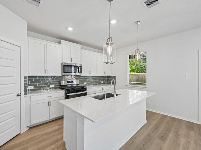Furnished interior view inside a new home in Pinewood Trails - City Series, Atascocita (Image 12).