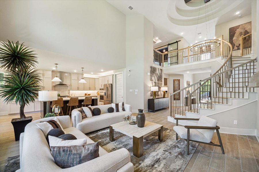 Representative furnished interior of a home built from the The Collins by Westin Homes in Flora, Hutto (Image 7).