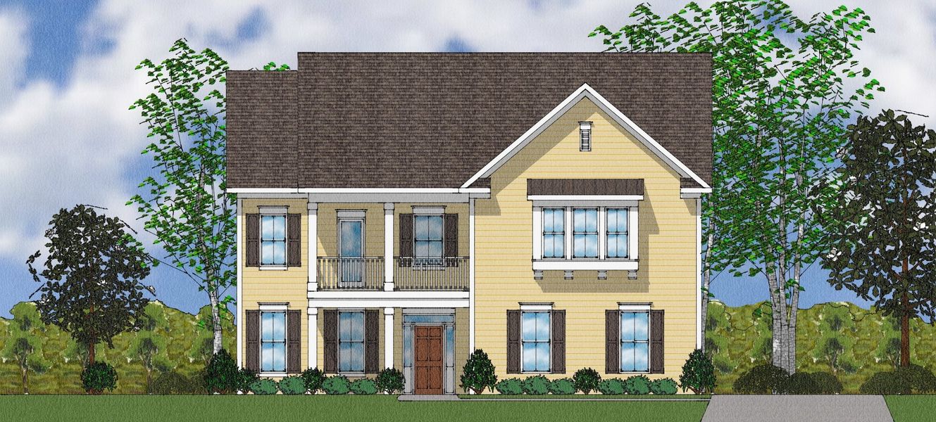 Representative exterior photo of a completed home built from the Cushing II - Elite Collection by Mungo Homes in Suter Estates, Easley, SC (Image 35).