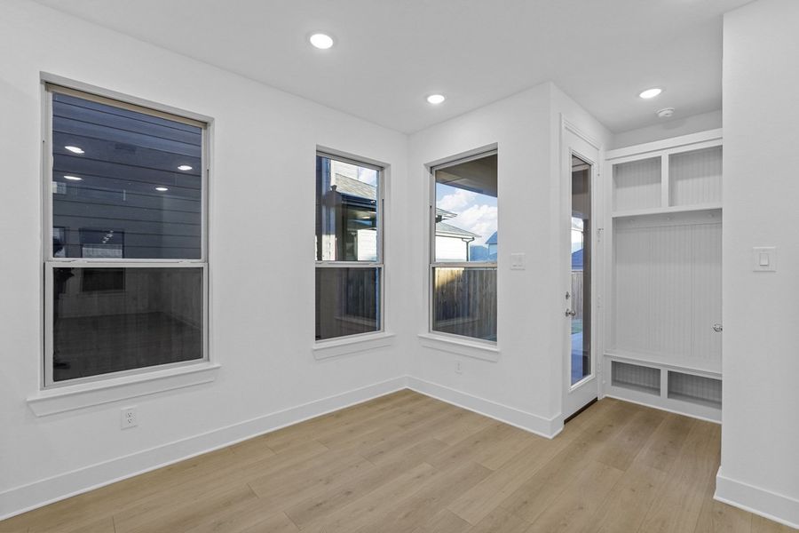 Representative Breakfast Nook - some options shown