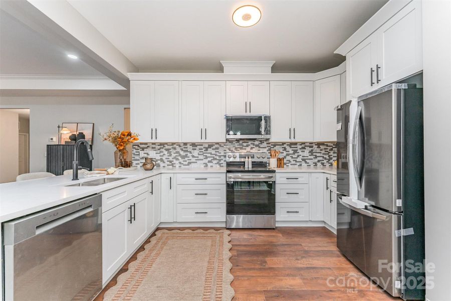 Furnished interior view inside a new home in , Gastonia (Image 16).