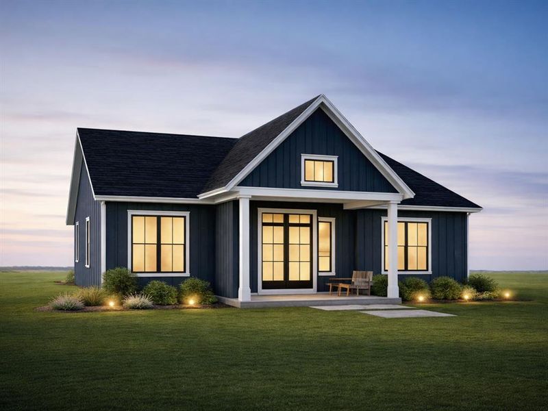 Front exterior of a new home in , Trinidad, TX, highlighting curb appeal (Image 7).