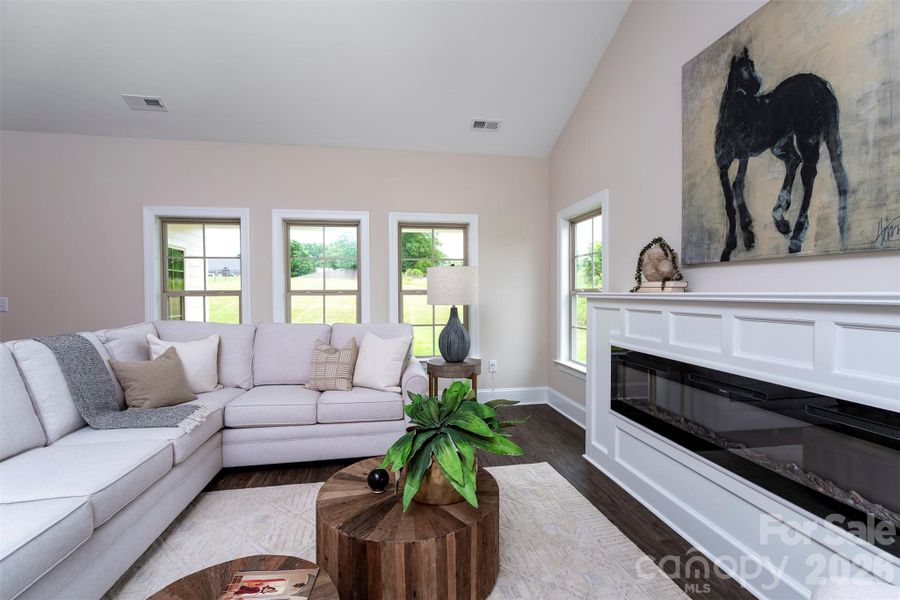 Furnished interior view inside a new home in , Monroe (Image 7). Furnished interior view inside a new home in , Monroe (Image 7).