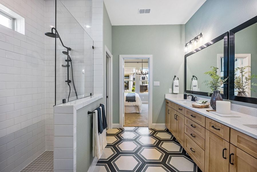 Furnished interior view inside a new home in Prairieland Village 40' Homesites, Cypress (Image 8). Furnished interior view inside a new home in Prairieland Village 40' Homesites, Cypress (Image 8).