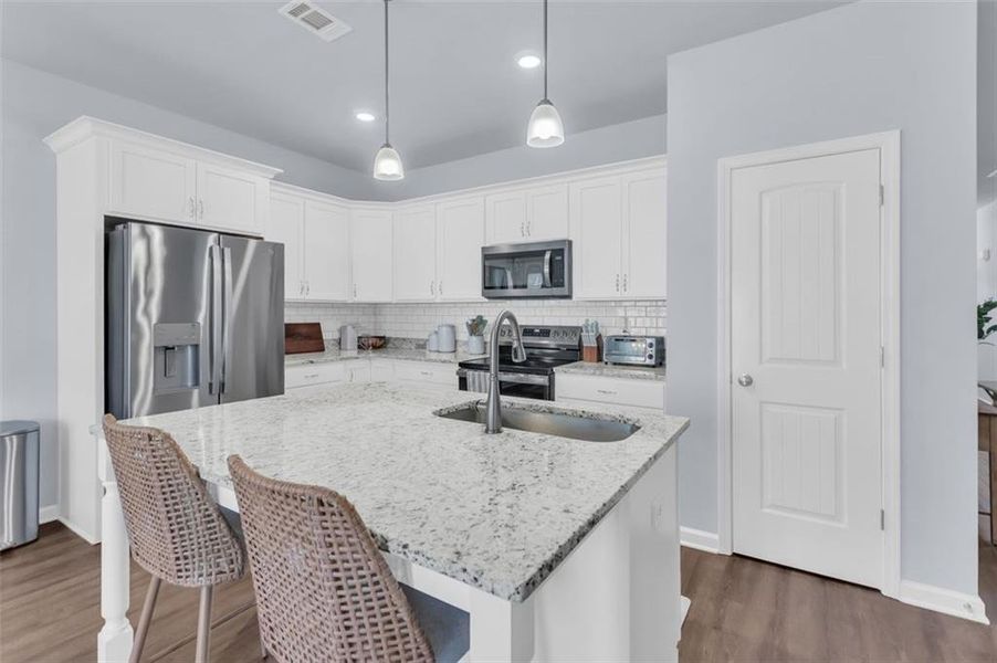Furnished interior view inside a new home in , Clarkesville (Image 26).
