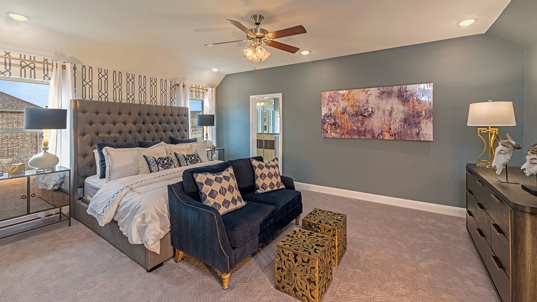 Representative furnished interior of a home built from the Whitney by Beazer Homes in Wildflower Ranch, Justin (Image 9).