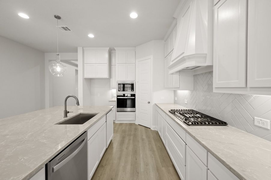 Furnished interior view inside a new home in Bridgewater, Midlothian (Image 6).