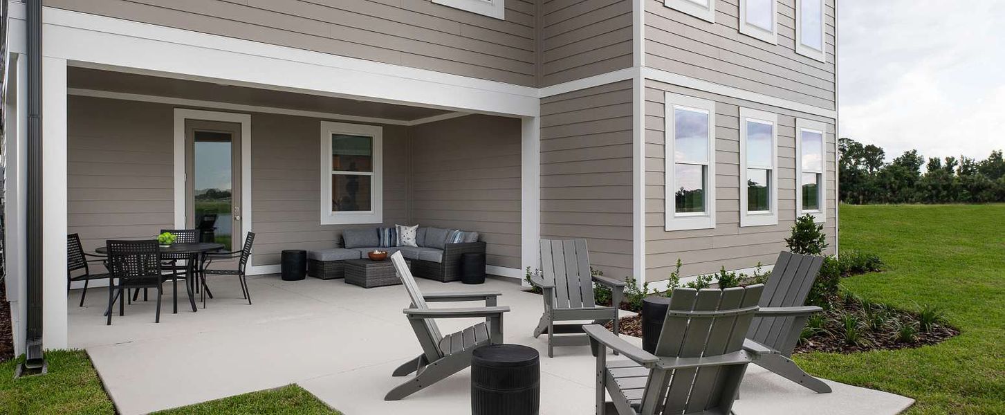 Representative exterior details of a home built from the Duval II by Ashton Woods in Northlake Traditional, Winter Garden (Image 4).