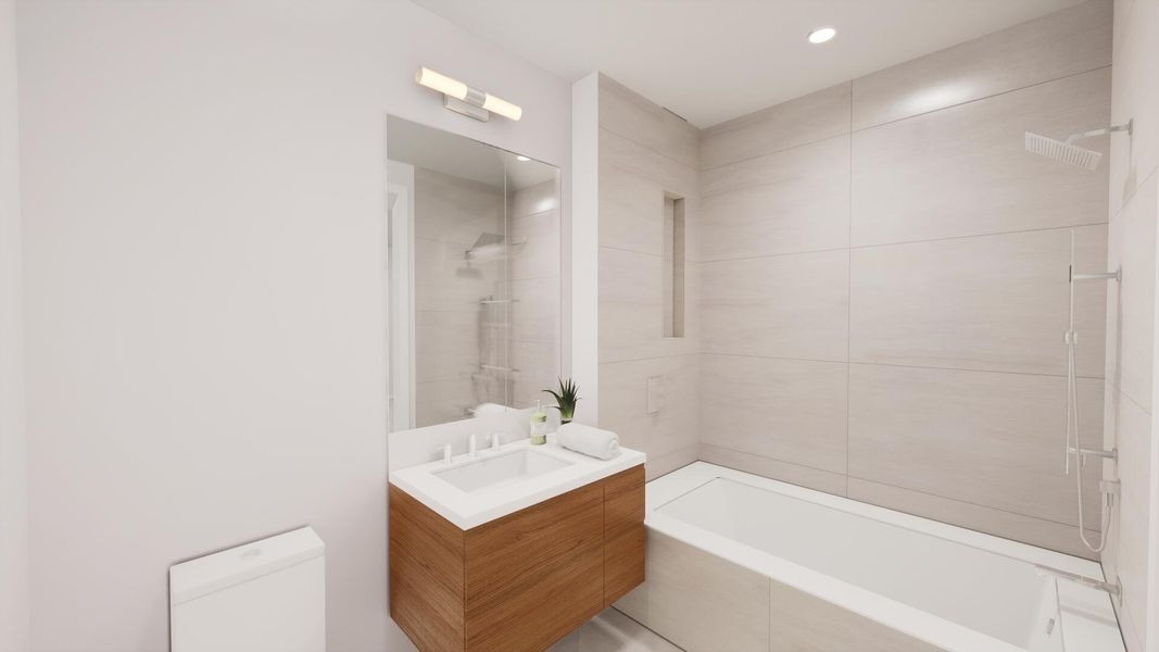 Furnished interior view inside a new home in , Boca Raton (Image 11). Furnished interior view inside a new home in , Boca Raton (Image 11).