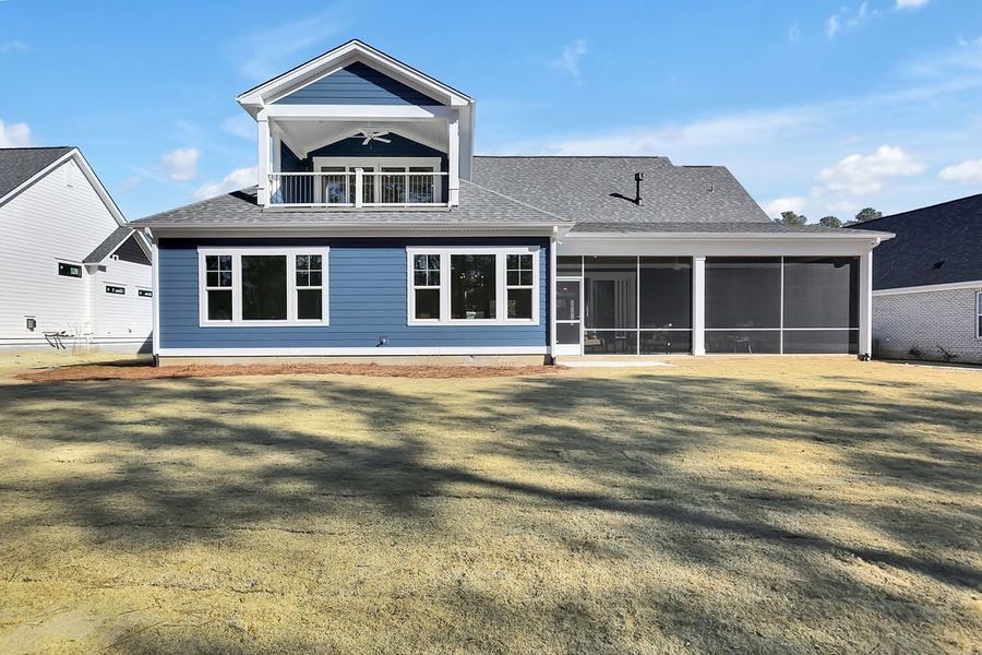 Exterior details and patio area of a home in Compass Pointe, Leland (Image 33). Exterior details and patio area of a home in Compass Pointe, Leland (Image 33).