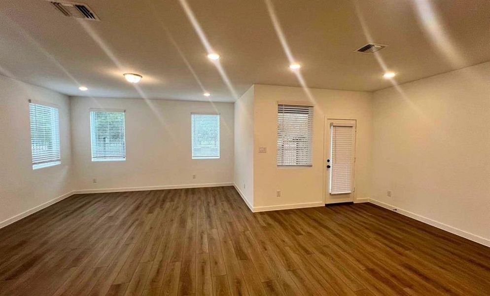 Open Living-Dining Room Construction Progress