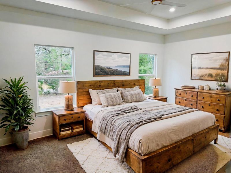 Furnished interior view inside a new home in , Trinity (Image 9).