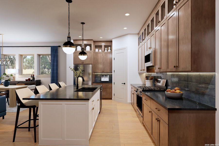 Furnished interior view inside a new home in Meyer Ranch – Select Reserve Series, New Braunfels (Image 9).