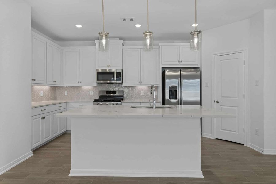 Furnished interior view inside a new home in Woodforest, Montgomery (Image 5). Furnished interior view inside a new home in Woodforest, Montgomery (Image 5).