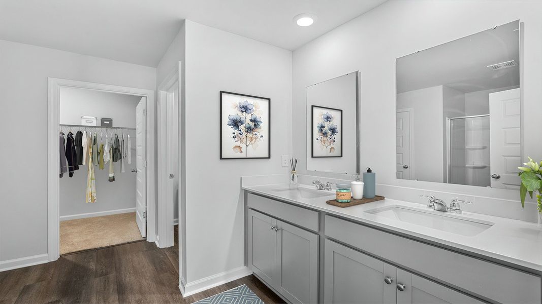 Furnished interior view inside a new home in The Retreat at East Argent, Ridgeland (Image 29).