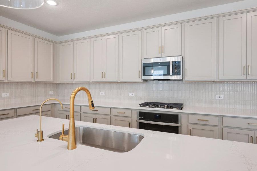 Furnished interior view inside a new home in Lariat, Liberty Hill (Image 19).