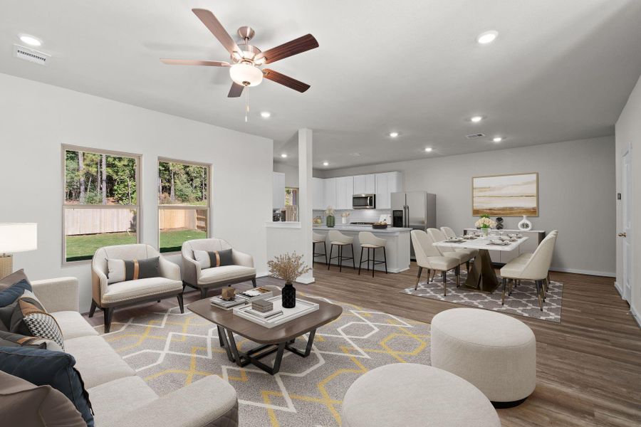 Furnished interior view inside a new home in Westridge Cove, Panorama Village (Image 9).