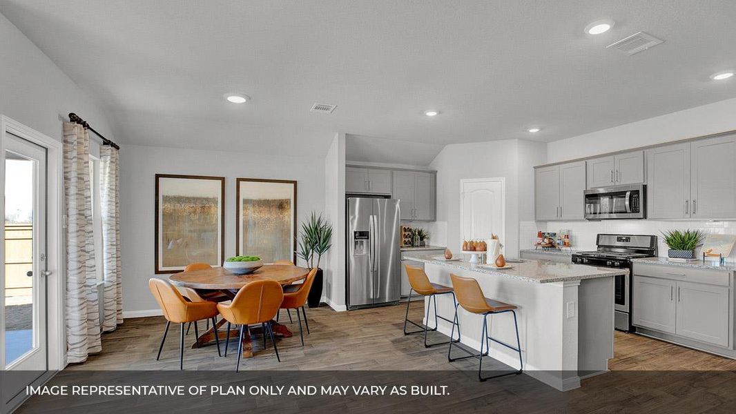 Furnished interior view inside a new home in Watermill, Uhland (Image 11).