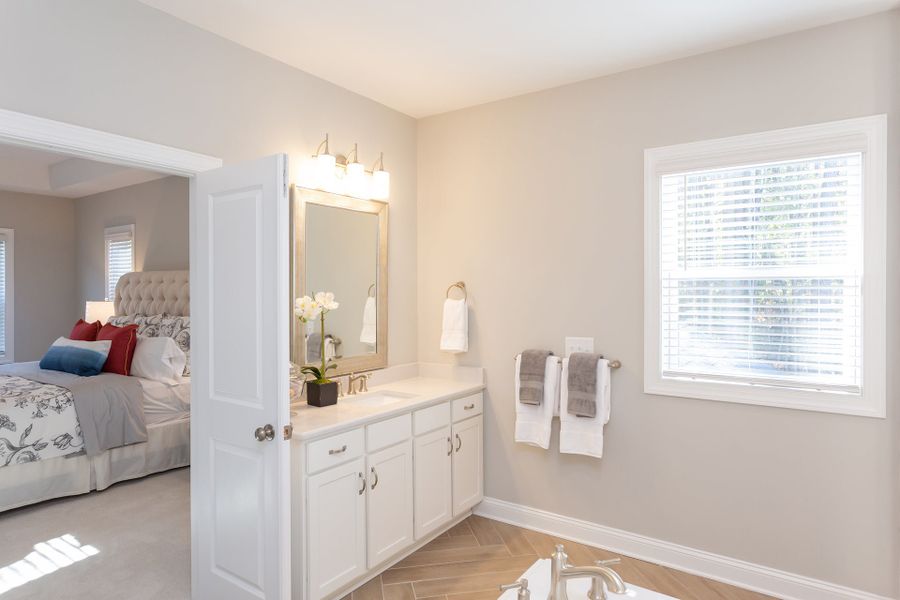 Representative furnished interior of a home built from the Statesville by Caruso Homes in Sauls Landing, Zebulon (Image 61). Representative furnished interior of a home built from the Statesville by Caruso Homes in Sauls Landing, Zebulon (Image 61).