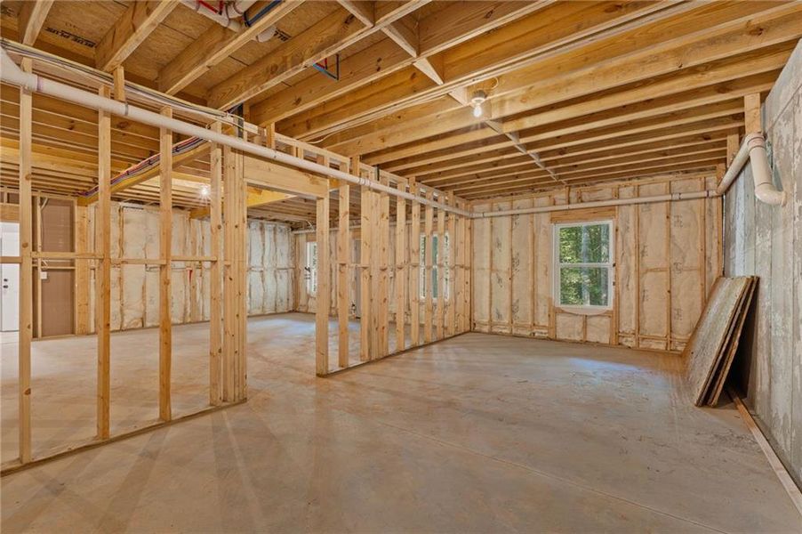 In-progress construction of a new home in , Dahlonega, GA (Image 74).
