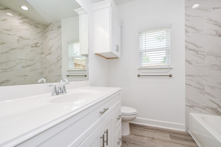 Furnished interior view inside a new home in , Houston (Image 6). Furnished interior view inside a new home in , Houston (Image 6).