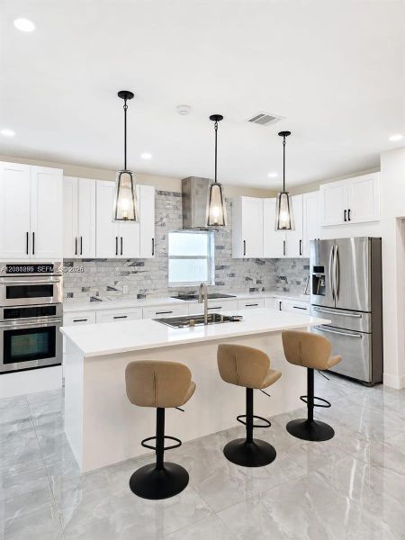 Furnished interior view inside a new home in , West Palm Beach (Image 18).