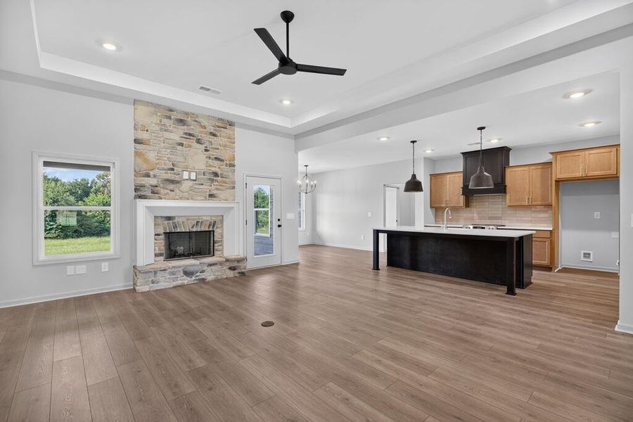 Spacious, unfurnished interior of a new home in Veal Meadows, Roopville (Image 52). Spacious, unfurnished interior of a new home in Veal Meadows, Roopville (Image 52).