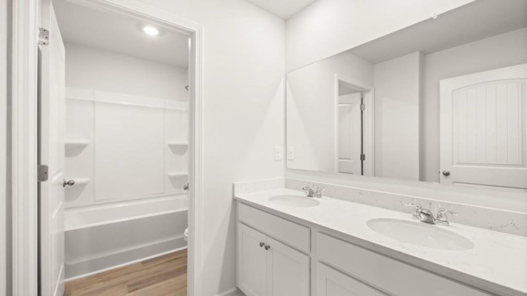 Furnished interior view inside a new home in Braselton Village, Braselton (Image 10).