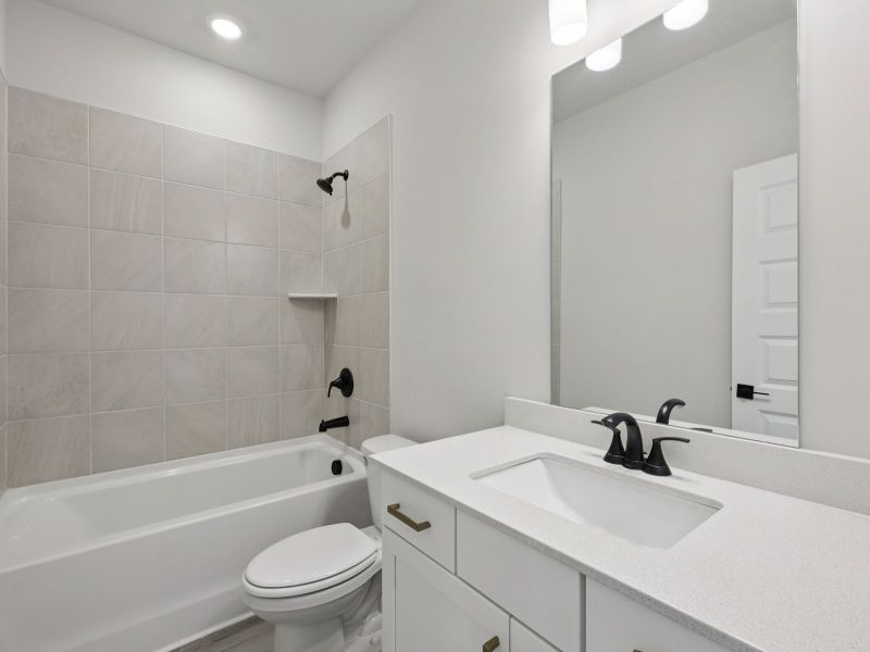 Furnished interior view inside a new home in Hemingway - Highland Series, Cumming (Image 12).