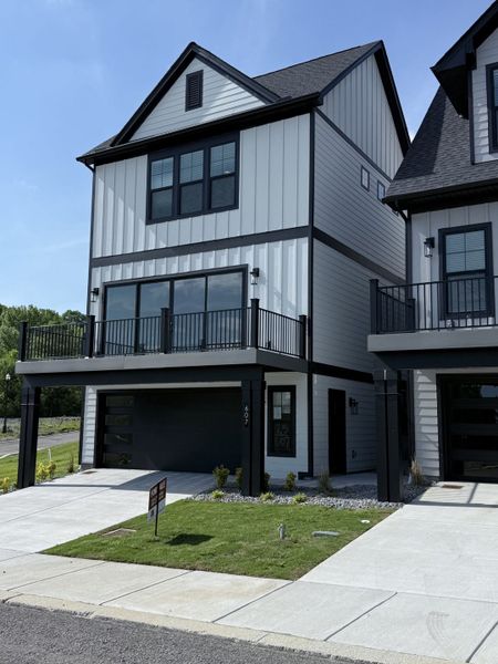 Front exterior of a new home in Ridgecrest at Whites Creek, Whites Creek, TN, highlighting curb appeal (Image 11).